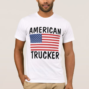 TRUCKER PATRIOTISCHE T - SHIRT