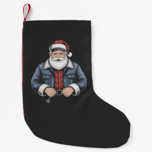 Trucker Santa Claus Funny Truck Fahren Weihnachten Kleiner Weihnachtsstrumpf