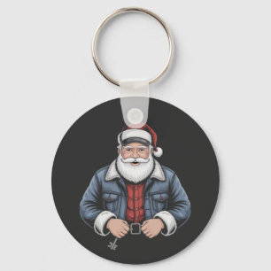 Trucker Santa Claus Funny Truck Fahren Weihnachten Schlüsselanhänger