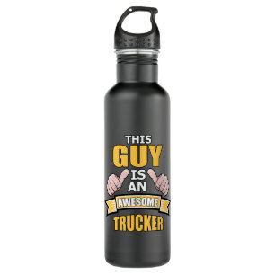 Trucker Truck Liebe LKWs Funny Gift Idee Edelstahlflasche