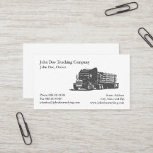 Trucker Trucking Business Card