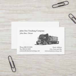 Trucker Trucking Business Card Visitenkarte