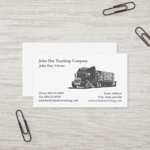 Trucker Trucking Business Card Visitenkarte
