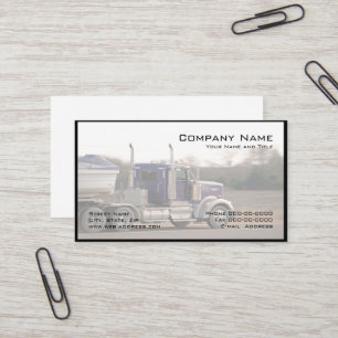 Trucker Trucking Business Card Visitenkarte