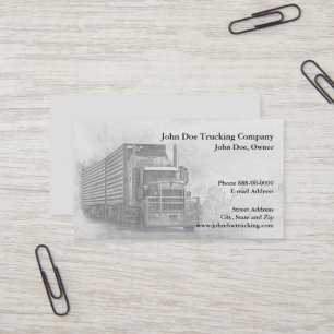 Trucker Trucking Business Card Visitenkarte