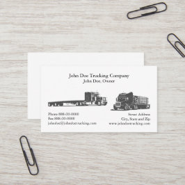Trucker Trucking Business Card Visitenkarte