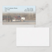 Trucker Trucking Business Card Visitenkarte (Vorne/Hinten)