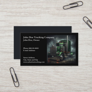 Trucker Trucking Business Card Visitenkarte