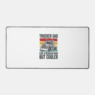 Trucker-Vater wie ein normaler Vater, aber cooler  Schreibtischunterlage