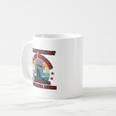 Trucker Vatertochter Bond Road Liebe Kaffeetasse (Vorderseite Links)