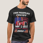 Trucker, Volkskonvoi, T - Shirt Amerika (Vorderseite)