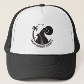 Truckerhut mit schwarzem KHS-Logo Truckerkappe (Vorderseite)