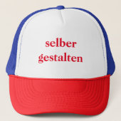 Truckerkappe selber gestalten  (Vorderseite)
