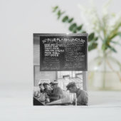 Trucker's Cafe, 1940 Postkarte (Stehend Vorderseite)