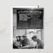 Trucker's Cafe, 1940 Postkarte (Vorne/Hinten)