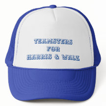 Trucker's cap für "Teamsters for Harris & Walz"