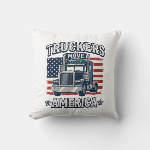 Truckers Move America Vintage-Truck-Shirt-Design_1 Kissen