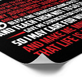 Truckers Prayer Poster (Ecke)