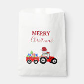 Truckfarm Red Christmas Tractor Geschenktütchen (Vorderseite)