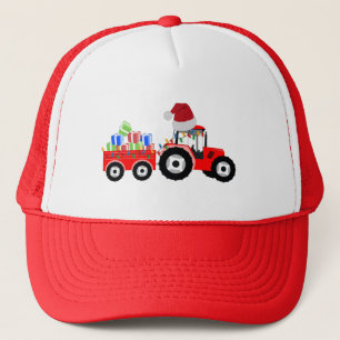 Truckfarm Red Christmas Tractor Truckerkappe