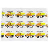 Truckin' für Jesus-Kindergeschenktasche Große Geschenktüte (Rückseite)