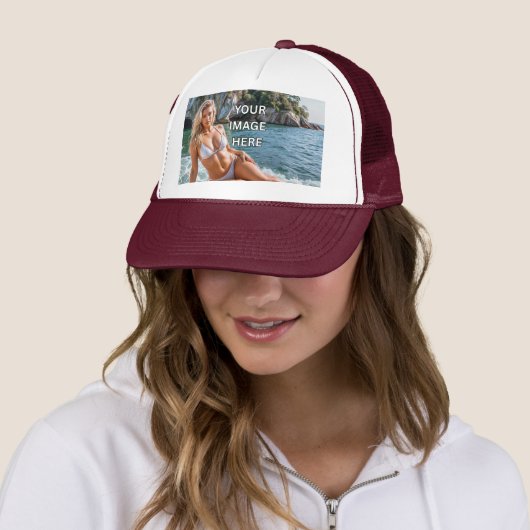 TRUCKIN’! 🧢 Trucker-Mütze – Bild oder Text hinzuf Truckerkappe (Beispiel)