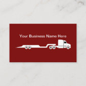 Trucking And Freight Courier Business Cards Visitenkarte (Vorderseite)