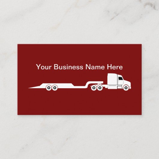 Trucking And Freight Courier Business Cards Visitenkarte (Vorderseite)