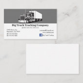 Trucking Company Visitenkarte (Vorne/Hinten)