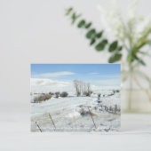 Trucking Interstate 80 Rawlins Wyoming USA Postkarte (Stehend Vorderseite)