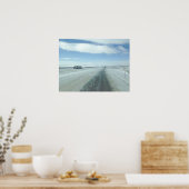 Trucking Interstate 80 Wyoming USA Poster (Küche)