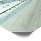 Trucking Interstate 80 Wyoming USA Poster (Ecke)