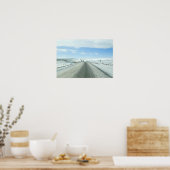 Trucking Interstate 80 Wyoming USA Poster (Küche)