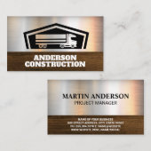 Trucking Semi Driver | Goods Transport Visitenkarte (Vorne/Hinten)