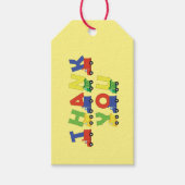 Trucks Baby Shower Geschenkanhänger (Vorderseite)