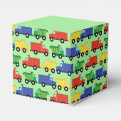 Trucks Baby Shower Geschenkschachtel (Rückseite)