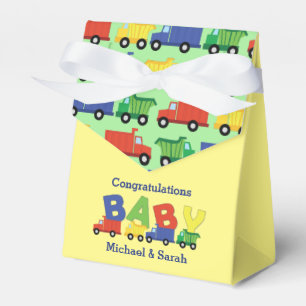 Trucks Boy Baby Dusche Niedlich Geschenkschachtel