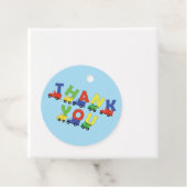 Trucks Boy Baby Shower Construction Niedlich Geschenkanhänger (Beispiel)