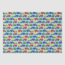 Trucks Boy Baby Shower Construction Niedlich Seidenpapier