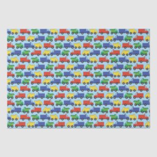 Trucks Boy Baby Shower Construction Niedlich Seidenpapier