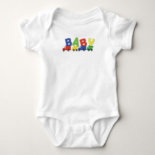 Trucks Boy Baby Shower Construction Niedlich Strampler
