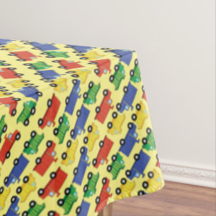 Trucks Boy Baby Shower Construction Niedlich Tischdecke