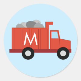 Trucks Boys Niedlich Kid's Name Umschlag Aufkleber