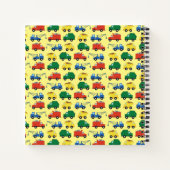 Trucks Boys Niedliches Kind Notizblock (Rückseite)