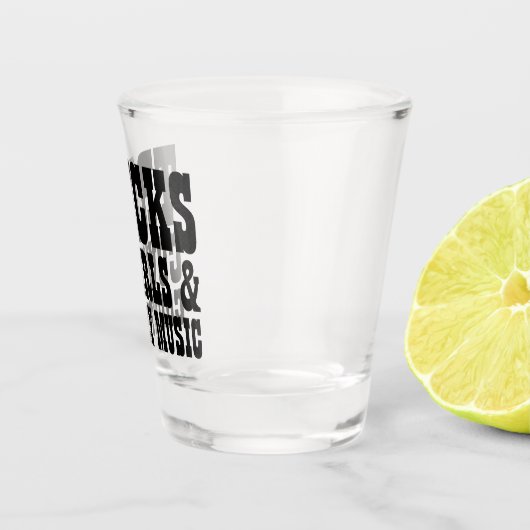 Trucks Cowgirls Country Music Schnapsglas (Rechts)