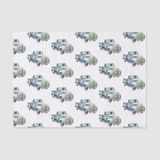 Trucks Dad Birthday Seidenpapier (Vorderseite)