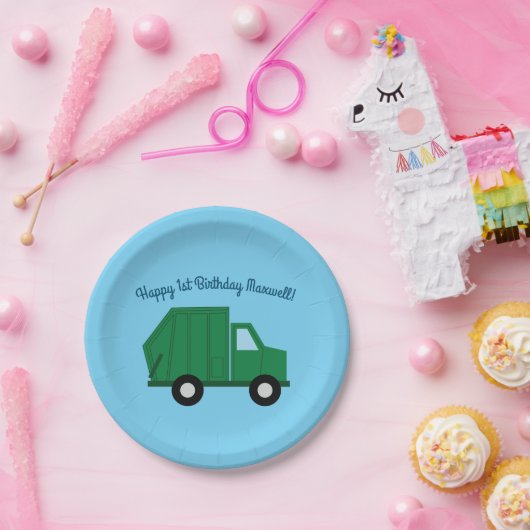 Trucks Geburtstagspartei Pappteller (Party)