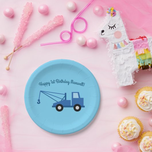 Trucks Geburtstagspartei Pappteller (Party)