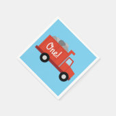 Trucks Geburtstagspartei Serviette (Ecke)