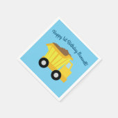 Trucks Geburtstagspartei Serviette (Ecke)